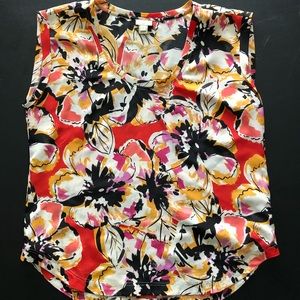 Vibrant print top from J. Crew